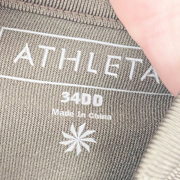 ATHLETA Brown Bra Cami Tank Crossback 34DD - Picture 4 of 10